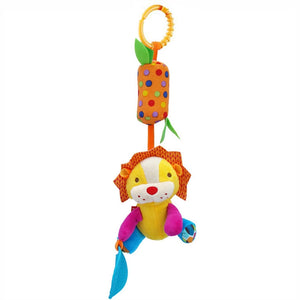 Baby Hanging Toys Puppet Handbells Baby Car Crib Stroller Toys Lion (Random Color)